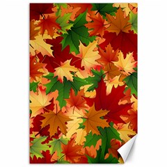 Autumn Leaves Canvas 24  x 36 