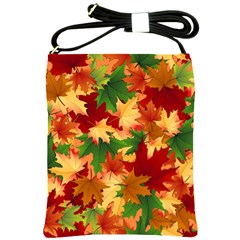 Autumn Leaves Shoulder Sling Bags