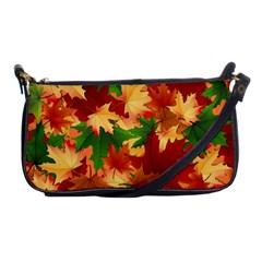 Autumn Leaves Shoulder Clutch Bags