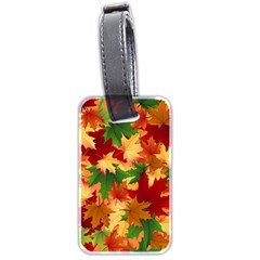 Autumn Leaves Luggage Tags (Two Sides)