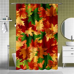 Autumn Leaves Shower Curtain 48  x 72  (Small) 