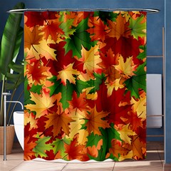 Autumn Leaves Shower Curtain 60  x 72  (Medium) 