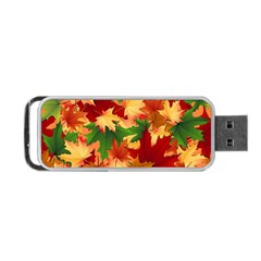 Autumn Leaves Portable USB Flash (One Side)