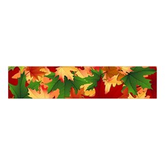 Autumn Leaves Velvet Scrunchie