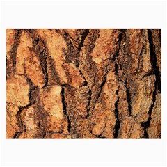 Bark Texture Wood Large Rough Red Wood Outside California Large Glasses Cloth (2-Side)