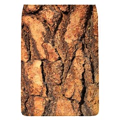 Bark Texture Wood Large Rough Red Wood Outside California Flap Covers (S) 