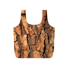 Bark Texture Wood Large Rough Red Wood Outside California Full Print Recycle Bags (S) 