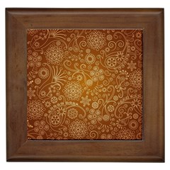 Batik Art Pattern Framed Tiles