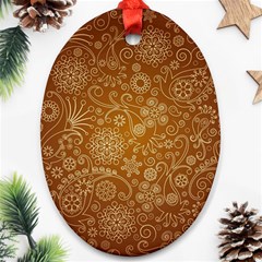 Batik Art Pattern Ornament (Oval)