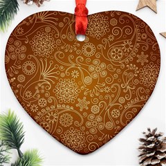 Batik Art Pattern Ornament (Heart)