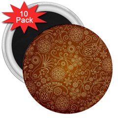 Batik Art Pattern 3  Magnets (10 pack) 