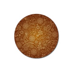 Batik Art Pattern Magnet 3  (Round)