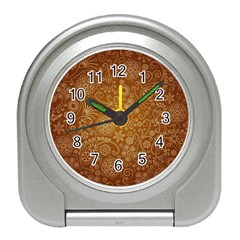 Batik Art Pattern Travel Alarm Clocks