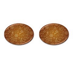 Batik Art Pattern Cufflinks (Oval)