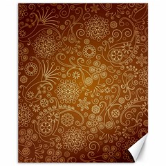 Batik Art Pattern Canvas 11  x 14  