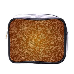 Batik Art Pattern Mini Toiletries Bags