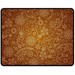 Batik Art Pattern Double Sided Fleece Blanket (Medium) 