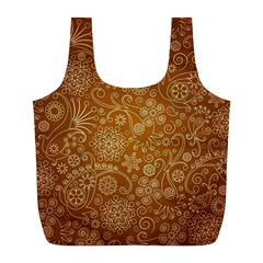 Batik Art Pattern Full Print Recycle Bags (L) 