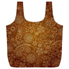 Batik Art Pattern Full Print Recycle Bags (L) 