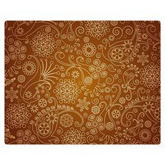 Batik Art Pattern Double Sided Flano Blanket (Medium) 