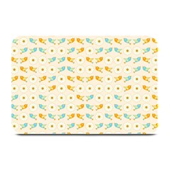 Birds And Daisies Plate Mats by linceazul