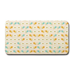 Birds And Daisies Medium Bar Mats by linceazul