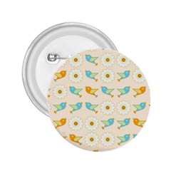 Birds And Daisies 2 25  Buttons by linceazul