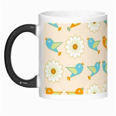 Birds And Daisies Morph Mugs