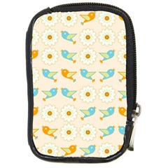 Birds And Daisies Compact Camera Cases