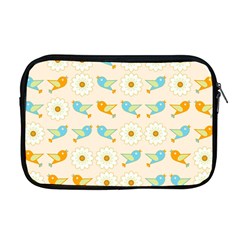 Birds And Daisies Apple MacBook Pro 17  Zipper Case