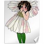 Daisy Vintage Flower Child Cute Funny Floral Little Girl Canvas 16  x 20   15.75 x19.29  Canvas - 1