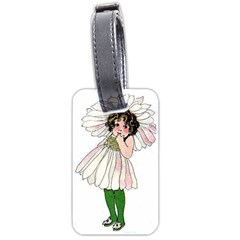 Daisy Vintage Flower Child Cute Funny Floral Little Girl Luggage Tags (two Sides) by yoursparklingshop