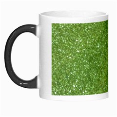 Green Glitter Abstract Texture Morph Mugs by dflcprints