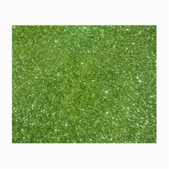 Green Glitter Abstract Texture Small Glasses Cloth (2-side) by dflcprints