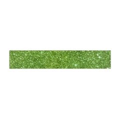 Green Glitter Abstract Texture Print Flano Scarf (mini) by dflcprintsclothing