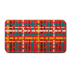 Colorful Line Segments Medium Bar Mats by linceazul