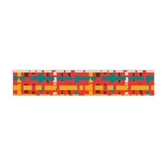 Colorful Line Segments Flano Scarf (mini) by linceazul