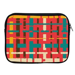 Colorful Line Segments Apple Ipad 2/3/4 Zipper Cases by linceazul