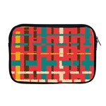 Colorful Line Segments Apple MacBook Pro 17  Zipper Case Front