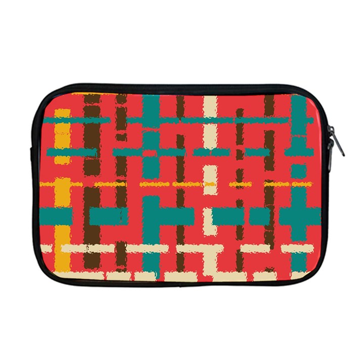 Colorful Line Segments Apple MacBook Pro 17  Zipper Case