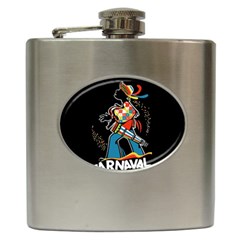 Carnaval  Hip Flask (6 Oz) by Valentinaart