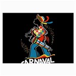 Carnaval  Large Glasses Cloth (2-Side) Front