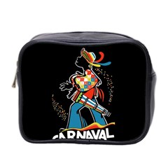 Carnaval  Mini Toiletries Bag 2-side by Valentinaart