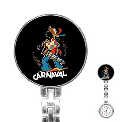 Carnaval  Stainless Steel Nurses Watch by Valentinaart