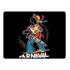 Carnaval  Double Sided Fleece Blanket (small)  by Valentinaart