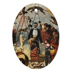 Dog circus Ornament (Oval)