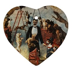 Dog circus Ornament (Heart)