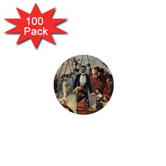 Dog circus 1  Mini Buttons (100 pack) 