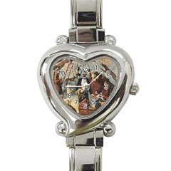 Dog circus Heart Italian Charm Watch