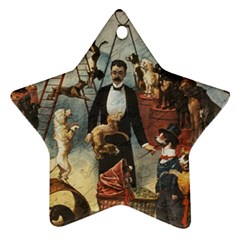 Dog circus Star Ornament (Two Sides)